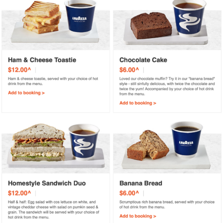 a screenshot of a menu